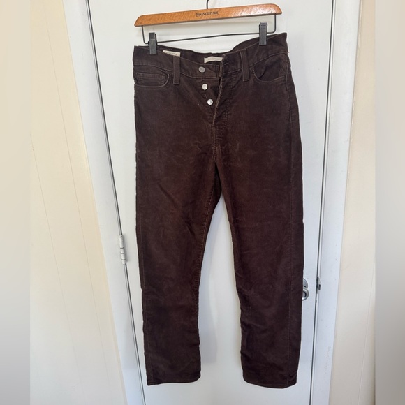 Levi's Brown Straight Leg Jeans - Picture 3 of 9